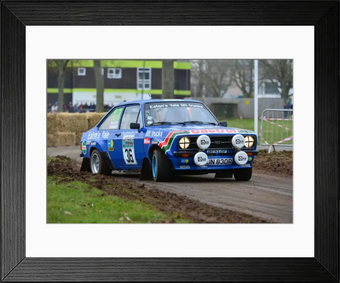 Framed Print : CJ3 0765 Darrell Taylor, Ford escort Mk2 Framed Print : CJ3 0765 Darrell Taylor, Ford escort Mk2