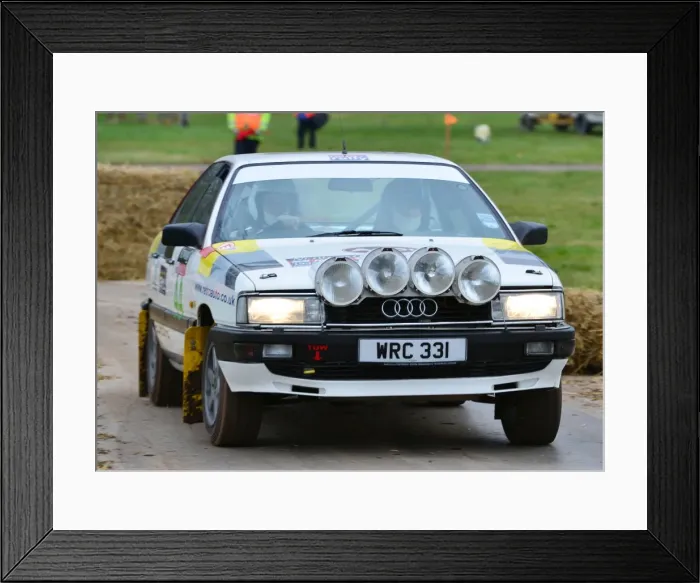 Framed Print : CJ3 0791 David O Dowd, Audi Quattro 200, WRC 331 Framed Print : CJ3 0791 David O Dowd, Audi Quattro 200, WRC 331