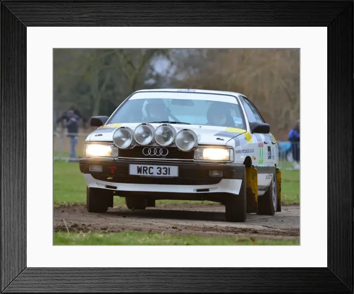 Framed Print : CJ3 0822 David O Dowd, Audi Quattro 200, WRC 331 Framed Print : CJ3 0822 David O Dowd, Audi Quattro 200, WRC 331