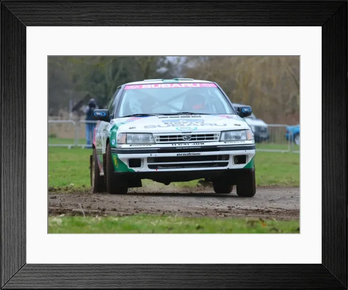 Framed Print : CJ3 0852 Ian Gwynne, Subaru Legacy