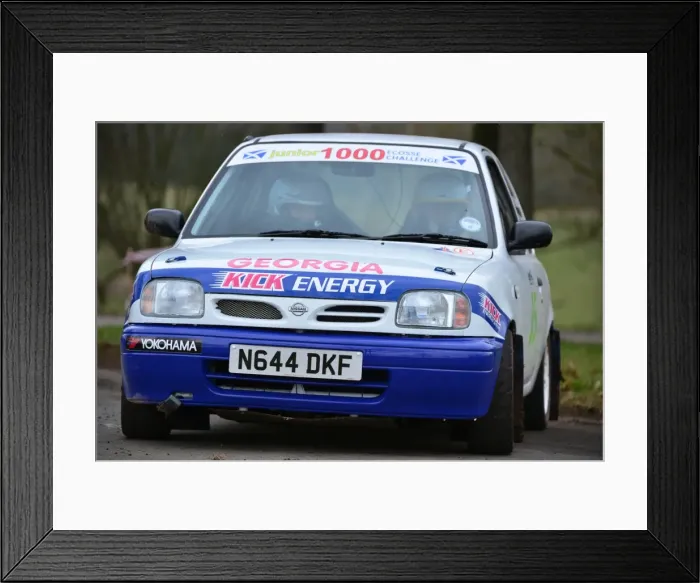Framed Print : CJ3 0882 Georgia Shiels, Nissan Micra Framed Print : CJ3 0882 Georgia Shiels, Nissan Micra