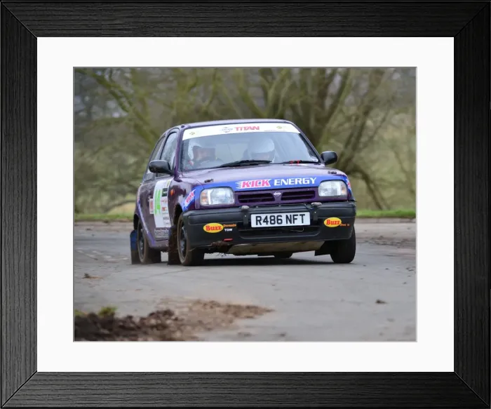 Framed Print : CJ3 0886 Jack Foster, Nissan Micra Framed Print : CJ3 0886 Jack Foster, Nissan Micra