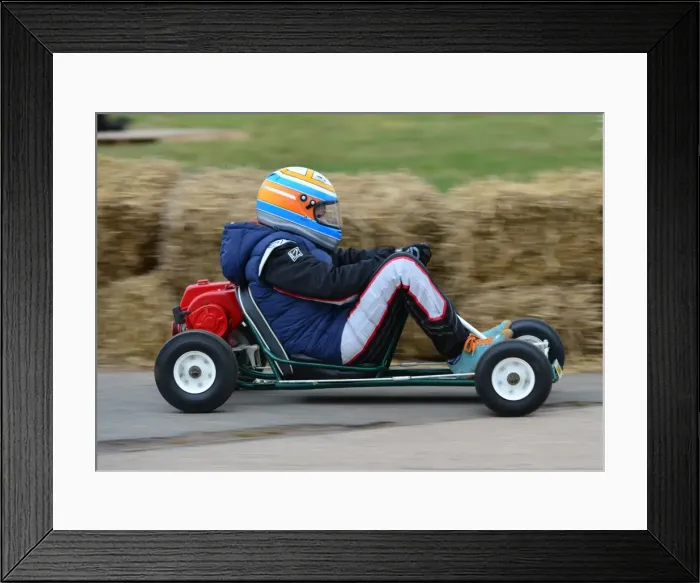 Framed Print : CJ3 0665 Ed Thurston, Trokart-Clinton Framed Print : CJ3 0665 Ed Thurston, Trokart-Clinton