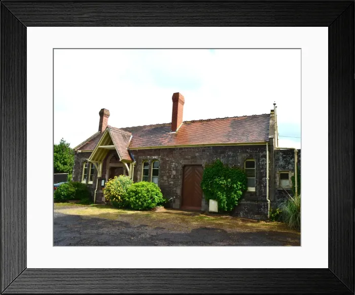 Framed Print : CJ3 8224 Dunster Station Framed Print : CJ3 8224 Dunster Station