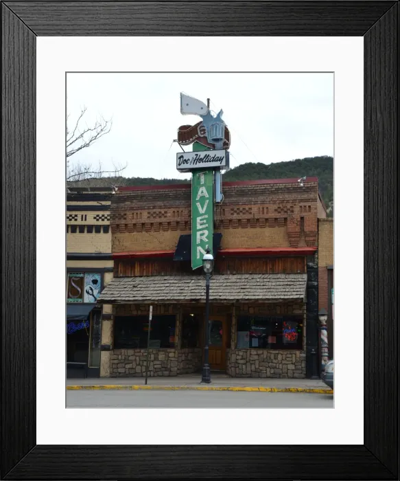 Framed Print : CJ3 3286 Doc Holliday Tavern Framed Print : CJ3 3286 Doc Holliday Tavern