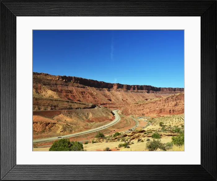 Framed Print : CJ3 3308 Moab fault line Framed Print : CJ3 3308 Moab fault line
