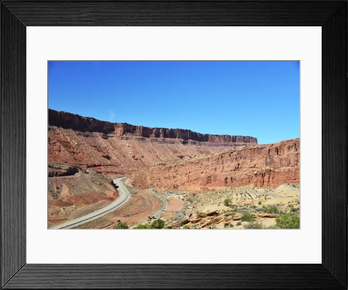 Framed Print : CJ3 3310 Moab fault line on Highway 191 Framed Print : CJ3 3310 Moab fault line on Highway 191