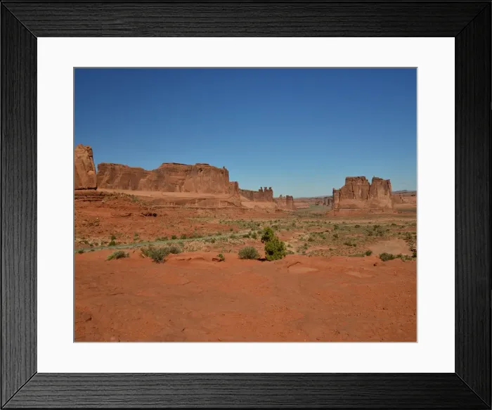 Framed Print : CJ3 3326 Arches National Park entrance view Framed Print : CJ3 3326 Arches National Park entrance view
