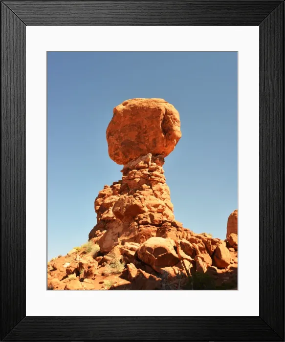 Framed Print : CJ3 3343 Balanced Rock Framed Print : CJ3 3343 Balanced Rock