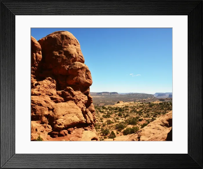 Framed Print : CJ3 3358 North Window, La Sal Mountains Framed Print : CJ3 3358 North Window, La Sal Mountains