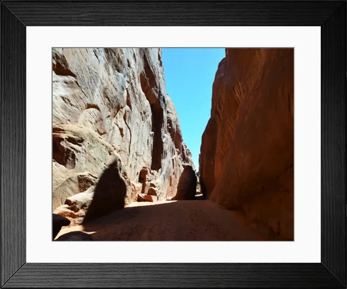 Framed Print : CJ3 3405 Hidden Canyon Framed Print : CJ3 3405 Hidden Canyon
