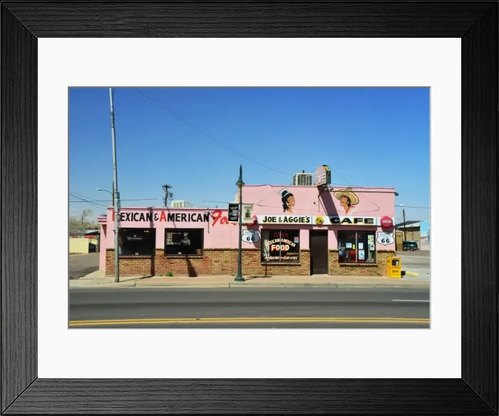 Framed Print : CJ3 3665 Joe and Aggies Cafe Framed Print : CJ3 3665 Joe and Aggies Cafe