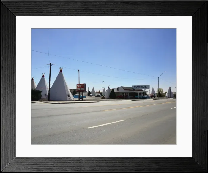 Framed Print : CJ3 3669 Wigwam Motel on Route 66 in Holbrook Framed Print : CJ3 3669 Wigwam Motel on Route 66 in Holbrook