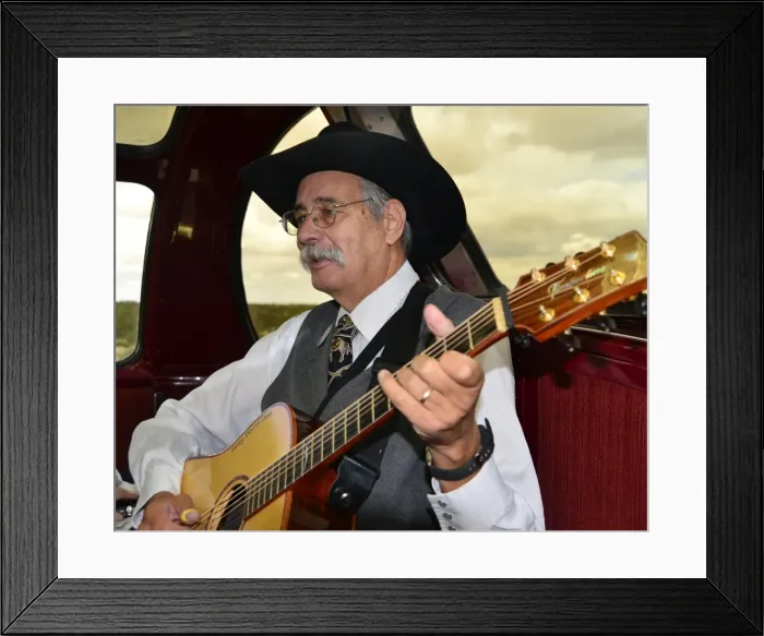 Framed Print : CJ3 3686 Larry Desert Dean, Singer, guitarist Framed Print : CJ3 3686 Larry Desert Dean, Singer, guitarist