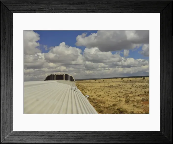 Framed Print : CJ3 3691 View from the top of the train Framed Print : CJ3 3691 View from the top of the train