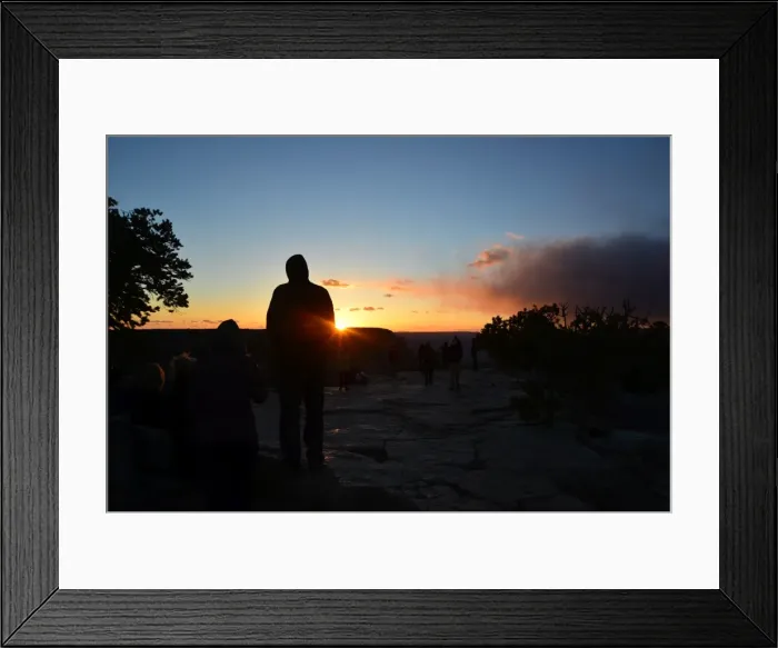 Framed Print : CJ3 3864 Sundown, Yavapai Point Framed Print : CJ3 3864 Sundown, Yavapai Point