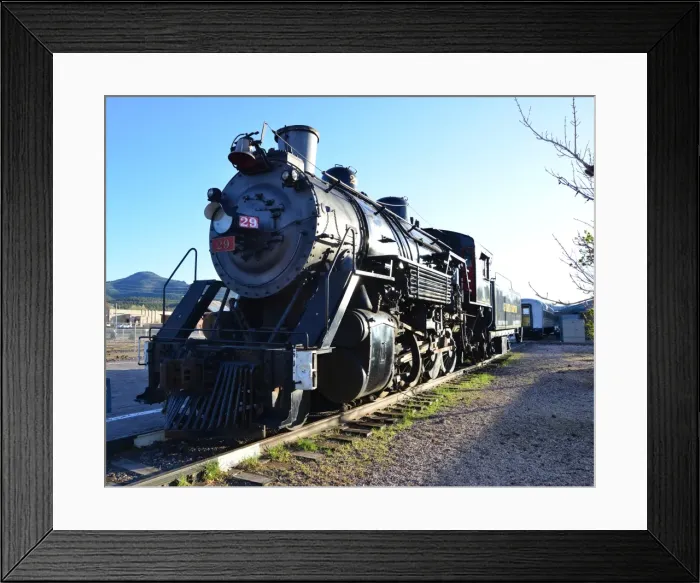 Framed Print : CJ3 4000 Steam engine, Locomotive 29 Framed Print : CJ3 4000 Steam engine, Locomotive 29