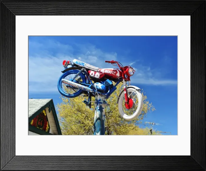 Framed Print : CJ3 4061 Red, white and blue, motorcyle Framed Print : CJ3 4061 Red, white and blue, motorcyle