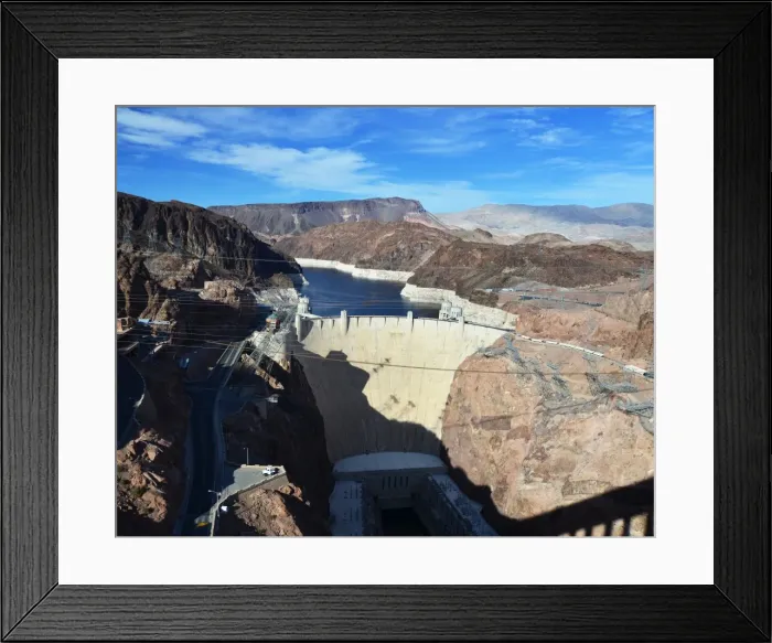Framed Print : CJ3 4118 Hoover Dam Framed Print : CJ3 4118 Hoover Dam