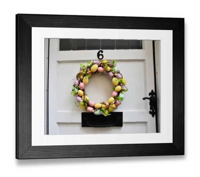 Framed Print : CJ3 2012 Easter garland Framed Print : CJ3 2012 Easter garland