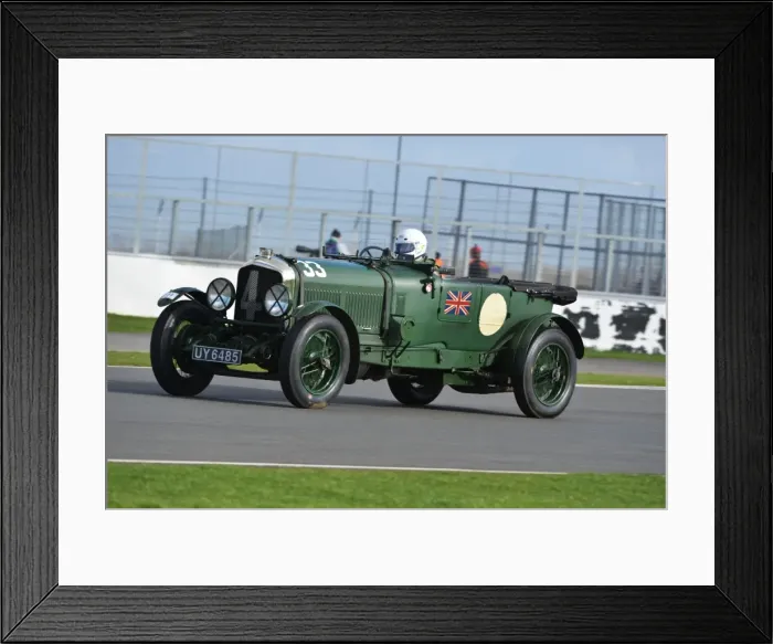 Framed Print : CJ5 3724 Stanley Mann, Bentley Speed Six, UY 6485 Framed Print : CJ5 3724 Stanley Mann, Bentley Speed Six, UY 6485