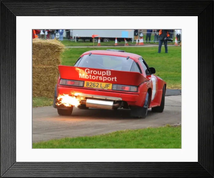 Framed Print : CJ5 4151 Mazda RX-7 flames Framed Print : CJ5 4151 Mazda RX-7 flames