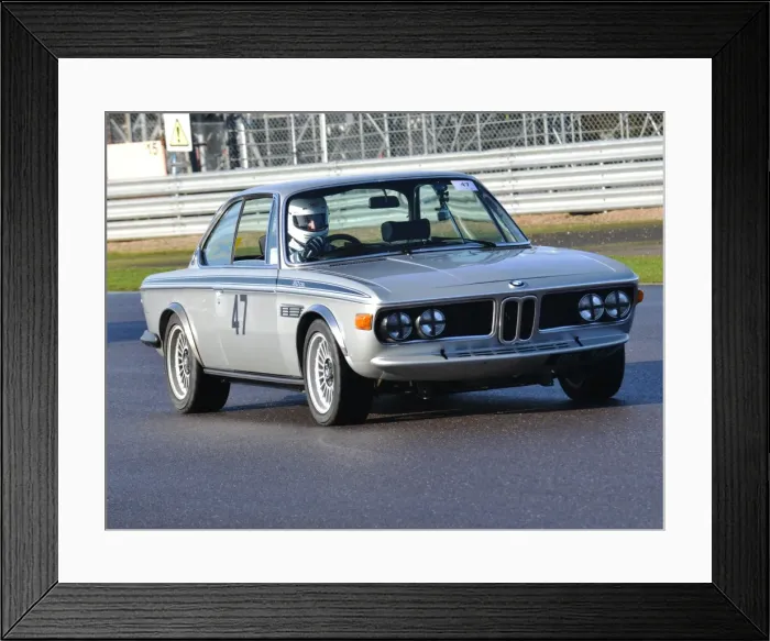 Framed Print : CJ5 3356 Piers Reid, BMW 3-0 CSL Framed Print : CJ5 3356 Piers Reid, BMW 3-0 CSL
