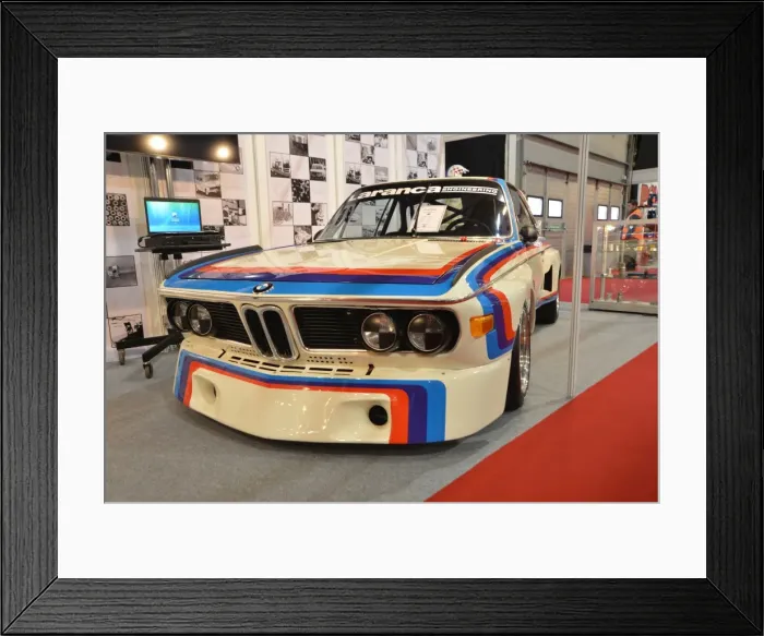 Framed Print : CJ5 3991 BMW 3-0l CSL, Laranca engineering Framed Print : CJ5 3991 BMW 3-0l CSL, Laranca engineering