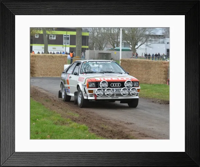 Framed Print : CJ5 4176 Audi Quattro, Group B Framed Print : CJ5 4176 Audi Quattro, Group B