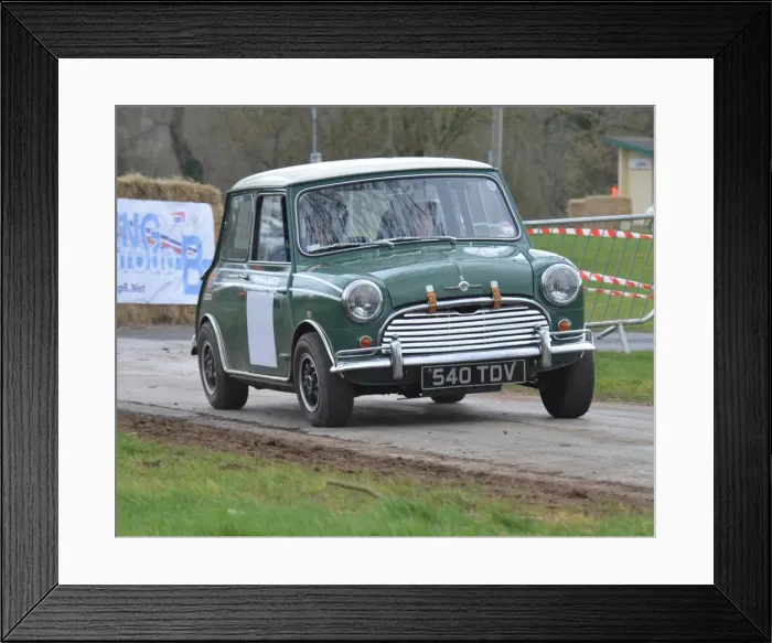 Framed Print : CJ5 4205 Patrick Walker, Mini Cooper S, 540 TDV
