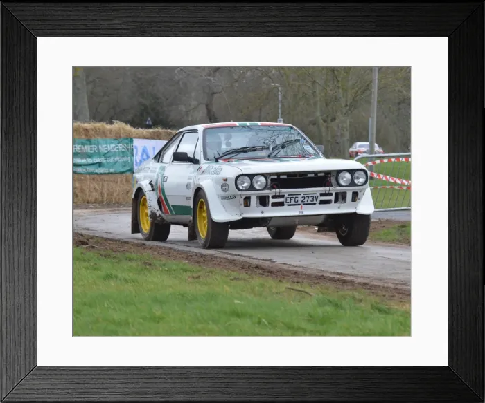 Framed Print : CJ5 4210 Mick Covill, Lancia Beta, EFG 273 V Framed Print : CJ5 4210 Mick Covill, Lancia Beta, EFG 273 V