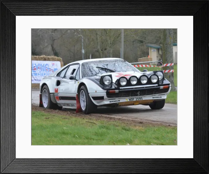 Framed Print : CJ5 4214 Lee Jones, Thomas Grogan, Ferrari 308 Michelotto Gr 4, WDP 259 S Framed Print : CJ5 4214 Lee Jones, Thomas Grogan, Ferrari 308 Michelotto Gr 4, WDP 259 S