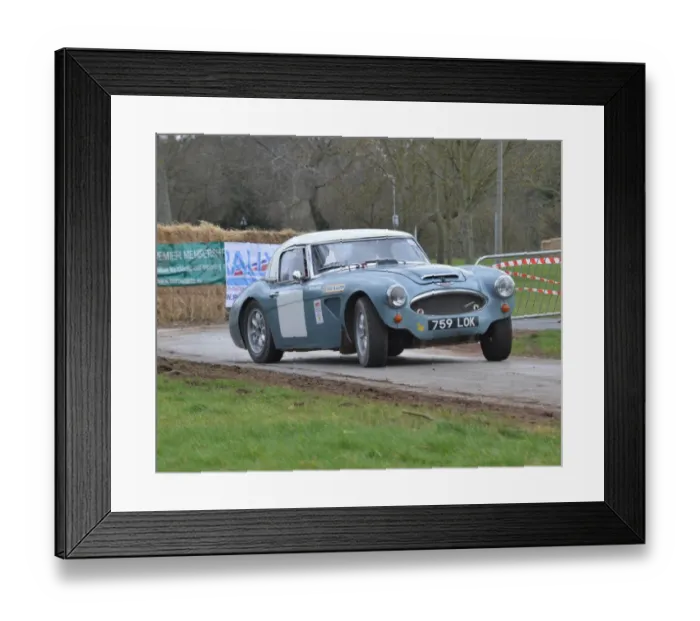 Framed Print : CJ5 4224 Graham Goodall, Austin Healey 3000, 759 LOK
