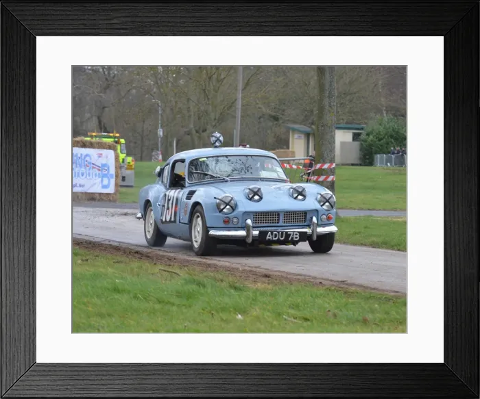 Framed Print : CJ5 4235 David Alderson Triumph Spitfire, ADU 7 B Framed Print : CJ5 4235 David Alderson Triumph Spitfire, ADU 7 B