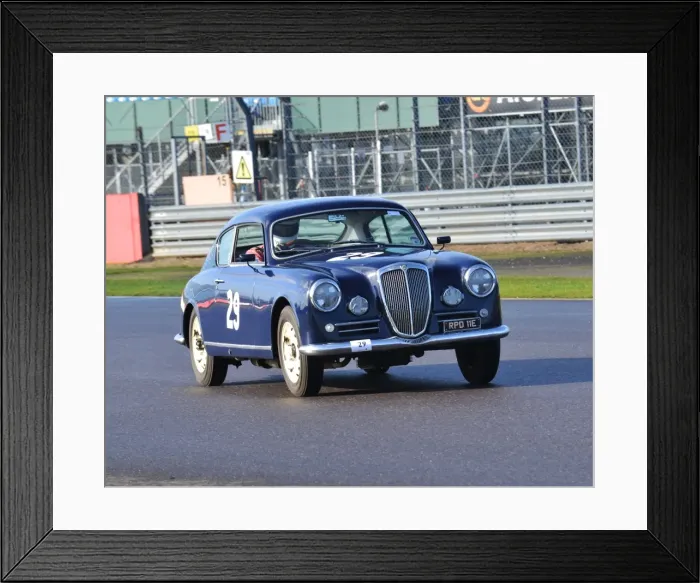 Framed Print : CJ5 3437 Tony Stephens, Lancia Aurielia B20 GT, RPD 11 E