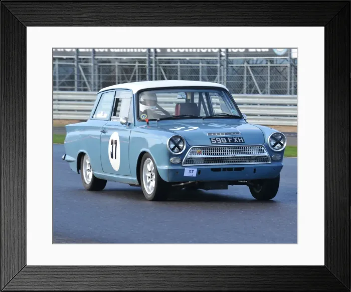 Framed Print : CJ5 3456 Adrian Goding, Ford Cortina, 598 FXH Framed Print : CJ5 3456 Adrian Goding, Ford Cortina, 598 FXH