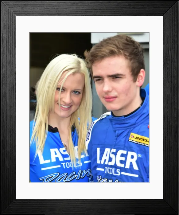 Framed Print : CM1 0176 Aiden Moffat, Laser Tools Racing Framed Print : CM1 0176 Aiden Moffat, Laser Tools Racing