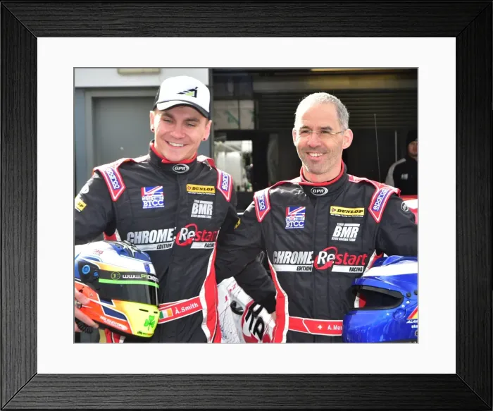 Framed Print : CM1 0202 Alain Menu, Aron Smith, Chrome Edition Restart racing Framed Print : CM1 0202 Alain Menu, Aron Smith, Chrome Edition Restart racing
