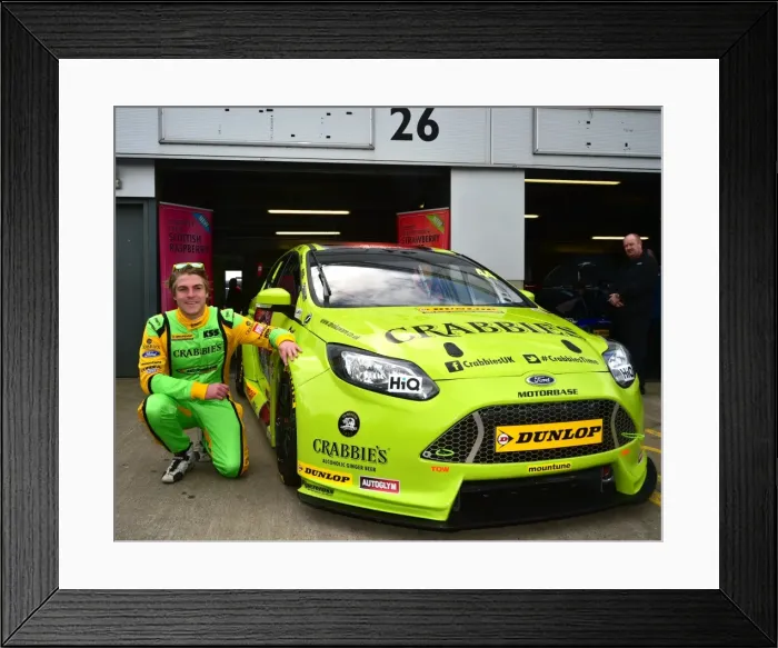 Framed Print : CM1 0210 Jack Clarke, Crabbies Racing, Toyota Avensis Framed Print : CM1 0210 Jack Clarke, Crabbies Racing, Toyota Avensis