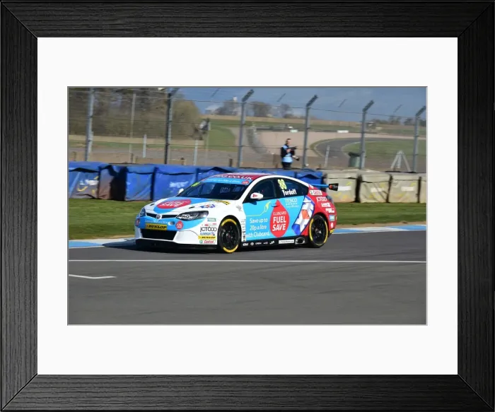 Framed Print : CM1 0436 Sam Tordoff, MG6, MG KX Clubcard Fuel Save