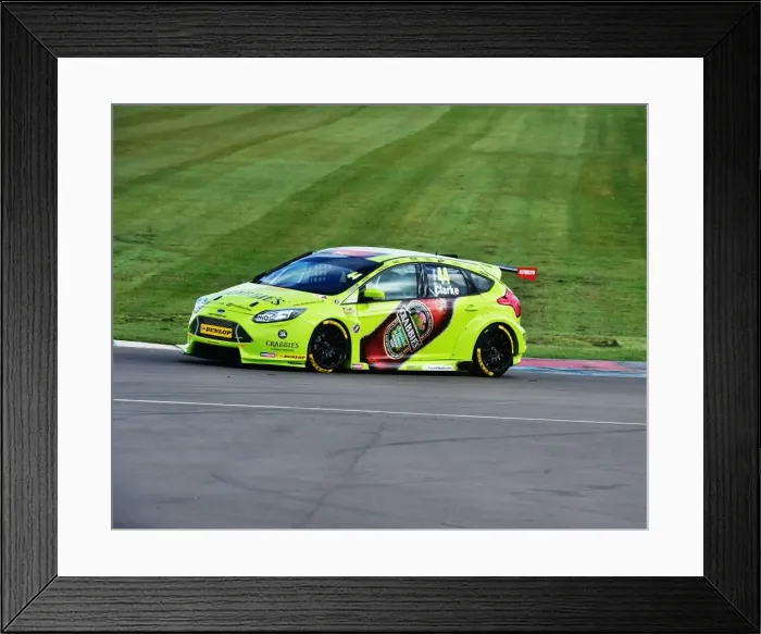 Framed Print : CM1 0531 Jack Clarke, Crabbies Racing, Toyota Avensis