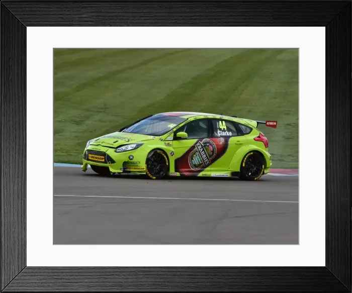 Framed Print : CM1 0551 Jack Clarke, Crabbies Racing, Toyota Avensis