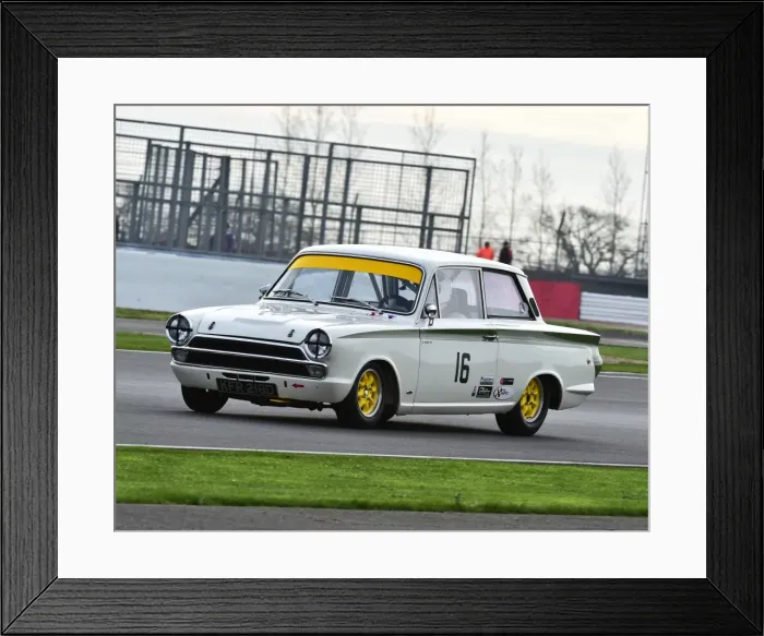 Framed Print : CM1 3636 David Tomlin, Ford Lotus Cortina, KFR 218 D Framed Print : CM1 3636 David Tomlin, Ford Lotus Cortina, KFR 218 D