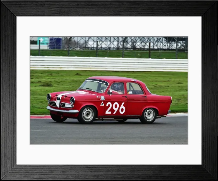 Framed Print : CM1 3781 Tom Shephard, Alfa Romeo, Giulietta Berlina