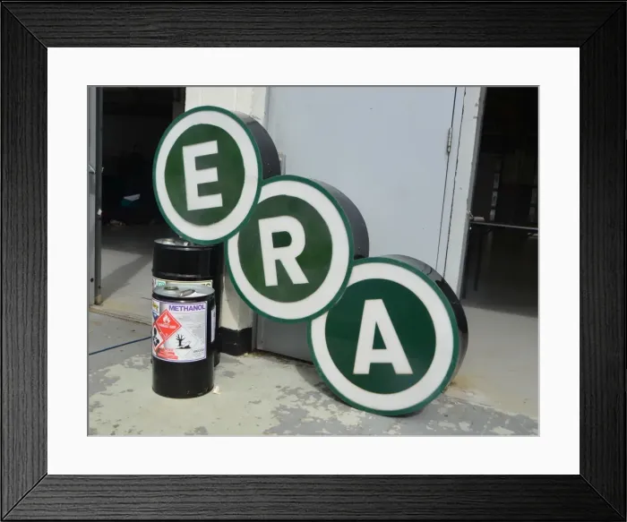 Framed Print : CJ5 4454 ERA Sign Framed Print : CJ5 4454 ERA Sign