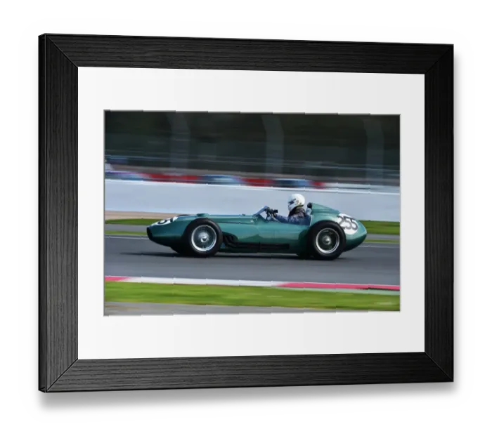 Framed Print : CM1 7104 Marc Valvekens, Aston Martin DBR4 Framed Print : CM1 7104 Marc Valvekens, Aston Martin DBR4