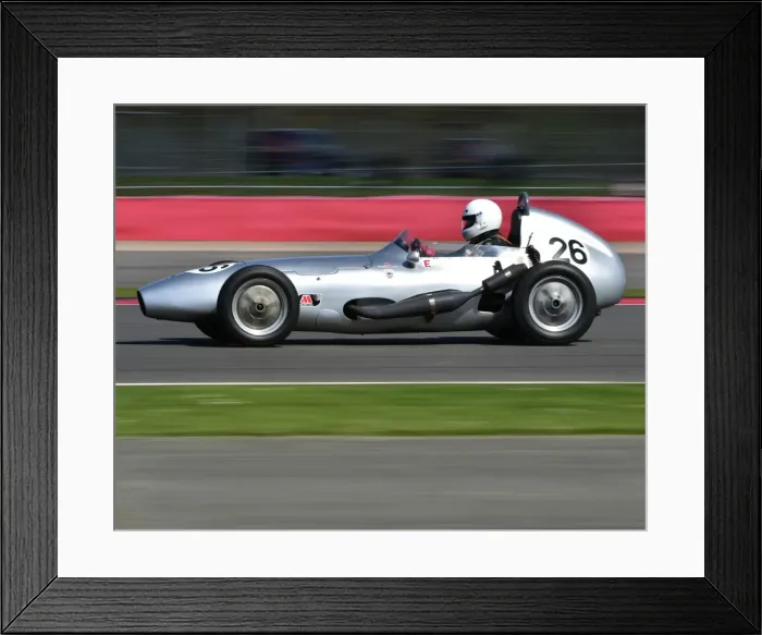 Framed Print : CM1 7311 Roger Dexter, Elva 100 DKW, FJHRA