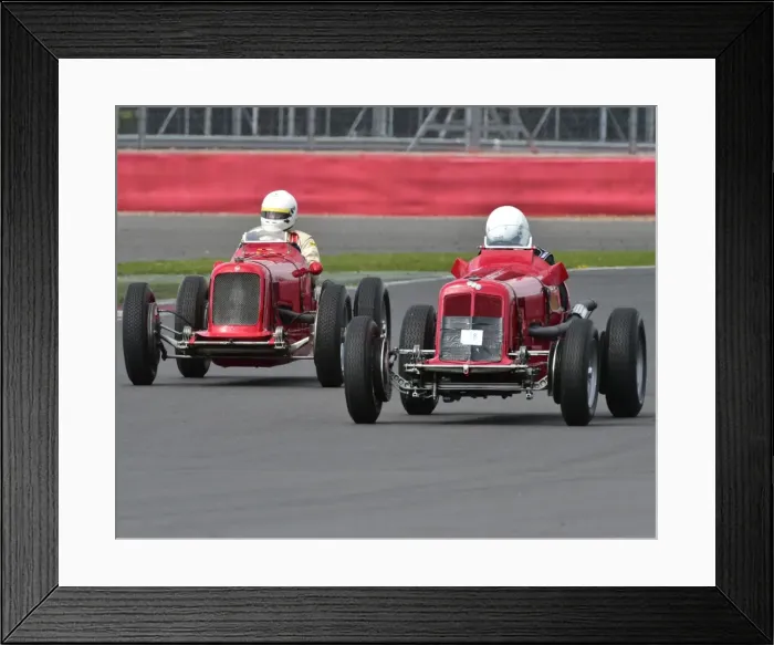 Framed Print : CM1 7506 ERA vs Maserati Framed Print : CM1 7506 ERA vs Maserati