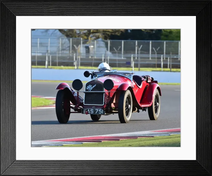 Framed Print : CM1 8142 Alex Pilkington, Alfa Romeo 6C 1750, EAS 751 Framed Print : CM1 8142 Alex Pilkington, Alfa Romeo 6C 1750, EAS 751