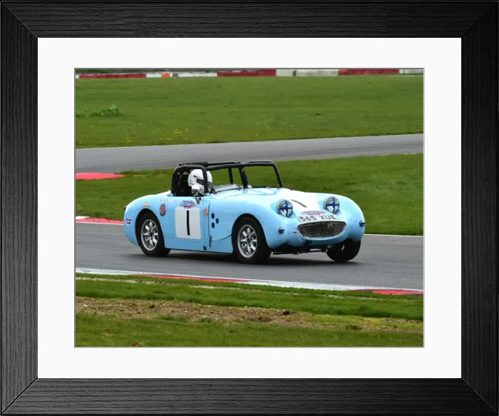 Framed Print : CM1 6253 Tim Cairns, Austin Healey Frogeye Sprite, 565 XUE Framed Print : CM1 6253 Tim Cairns, Austin Healey Frogeye Sprite, 565 XUE